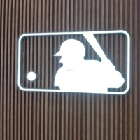 Décoration murale personnalisée avec logo 3D LED RGB Logo d'équipe de baseball personnalisé pour chambre à coucher, mariage, anniversaire ou bar Nom de l'entreprise