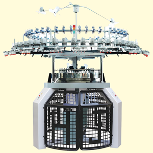 เครื่องถักไหมพรมแบบวงกลมอัตโนมัติขั้นสูง รุ่น Single Jersey พร้อมมอเตอร์ ราคาโรงงาน ความแม่นยำสูง สำหรับถักแบบ Warp Interlock - Product Image 2