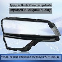 Couvre-phare pour Skoda Karoq 2017-2021, coque de phare transparente de remplacement, couvercle en verre pour phare avant gauche et droit