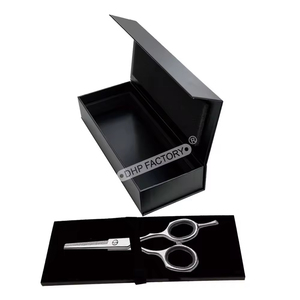 Caja de Regalo de Cartón Rígido de Lujo Hecha a Mano con Impresión Personalizada <span class=keywords><strong>para</strong></span> Tijeras de Pelo Negras, Caja <span class=keywords><strong>para</strong></span> Tijeras - Product Image 2