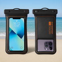 Sac étanche pour téléphone portable Yuanfeng avec logo personnalisé, design sportif flottant, en ABS et PVC, avec cordon