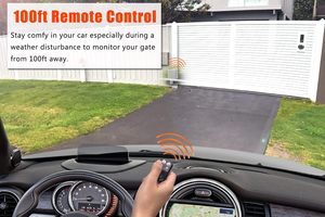 Abridor de Puerta de Hierro eléctrico resistente con Tablero de Control de buena calidad, Motor de CC para abridor de puerta corredera de puerta blindada - Product Image 5