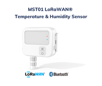 Capteur de température et d'humidité IoT industriel Enregistreur de données de température Lorawan Lora BLE Capteur intelligent de température Bluetooth