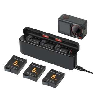 Original/Compatible pour Osmo <span class=keywords><strong>Action</strong></span> 5 Pro/4/3 <span class=keywords><strong>Chargeur</strong></span> de batterie Dock - Product Image 4