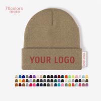 Bonnet en tricot personnalisé avec logo sur mesure pour l'hiver