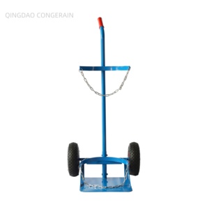 Özelleştirilebilir endüstriyel oksijen tüpü cart-çelik gaz silindiri arabası el arabası 200kg yük kapasitesi Platform yapısı OEM - Product Image 1