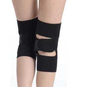 Adjustable <b>Knee</b> Pads Black SBR Material For Cycling Running <b>Exercise</b> Unisex Universal Fit Warmth Protection - Product Image 2