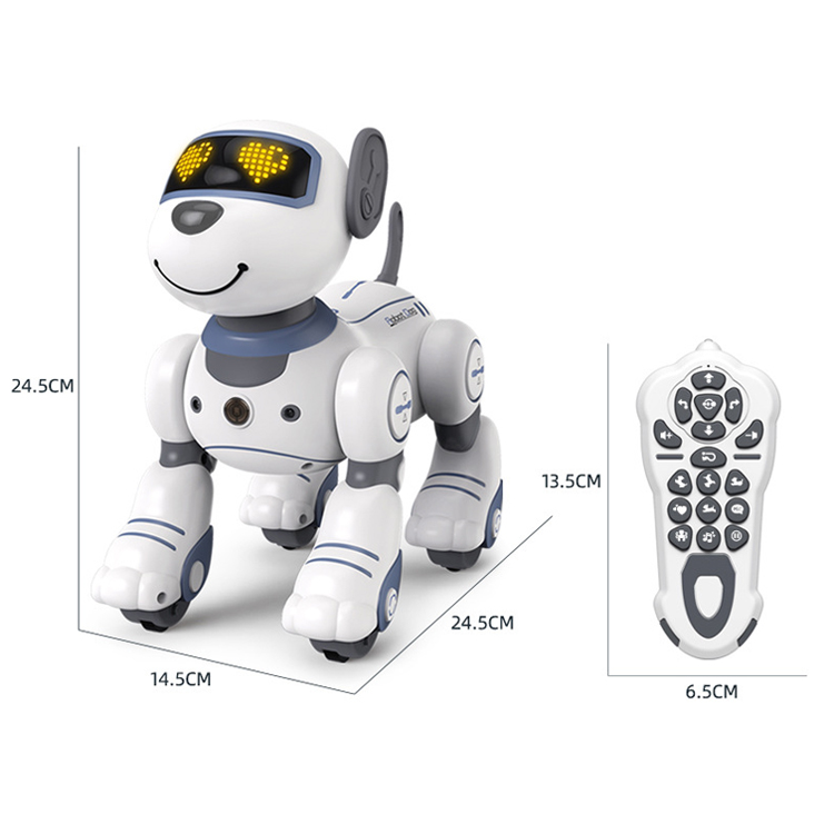 A.S. Plastic Toys A371811 Magic Inductive Robot Kit - Programmable Smart Robot Dog for Kids