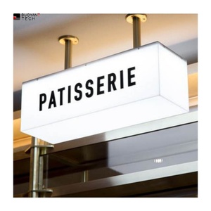 Outdoor Waterproof Hanging Lightbox Advertising <b>Led</b> <b>Light</b> <b>Box</b> Display square Advertising Sign <b>Light</b> <b>Box</b> - Product Image 1