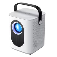 T3 Mini proyector 250ANSI Soporte 4K Reproducción Wifi 6 Android9.0 logo Proyector al aire libre