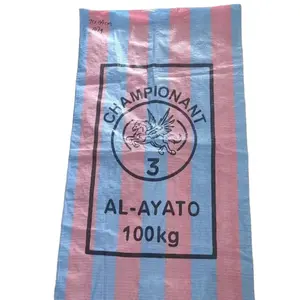 Sacchetti in tessuto da 150kg esportati in sacchetti di grano madammifero per mercati africani,