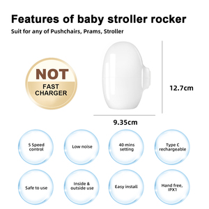 New Hot Sale Electric Portable Baby Stroller <strong>Rocker</strong> for Stroller <strong>Pram</strong> Pushchair Buggy Baby Products Hot Selling 2024 - Product Image 3