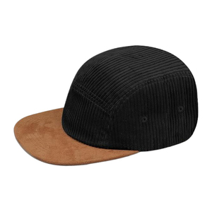Chapeaux Vintage classiques personnalisés 5 panneau hiver automne unisexe réglable Snapback Baseball Camp Cap Hat - Product Image 5