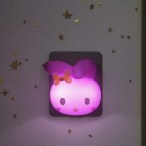 W082 Lampe de nuit LED personnalisée en forme de lapin, jouet lumineux, abat-jour de dessin animé, <span class=keywords><strong>veilleuse</strong></span> enfichable pour chambre d'enfant et chevet - Product Image 3