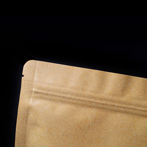 <span class=keywords><strong>Sac</strong></span> en papier kraft à fermeture éclair <span class=keywords><strong>autoportant</strong></span> en gros, avec fenêtre, épaississement, <span class=keywords><strong>sac</strong></span> en papier kraft à fermeture éclair pour l'emballage alimentaire - Product Image 3