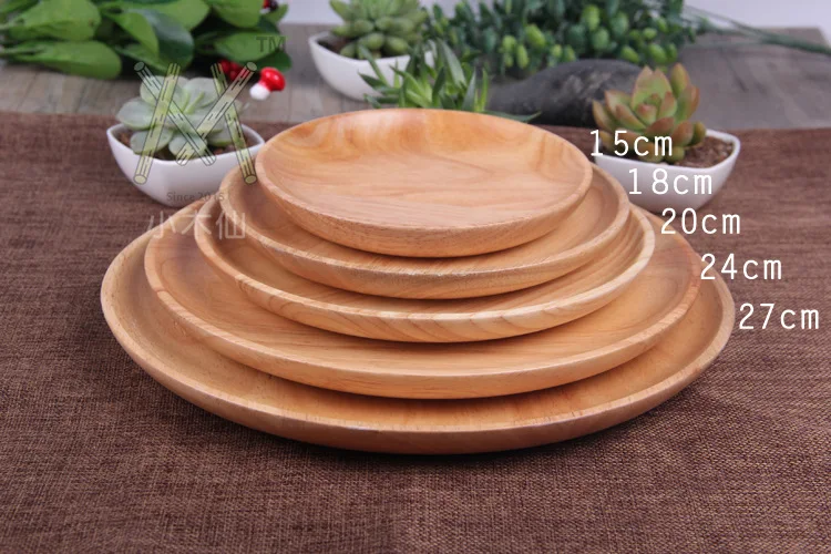 Assiettes Réutilisables En Bambou Pandoo - 100% Naturel - Set Vaisselle écologique - Pour Maison, Camping, Pique-nique