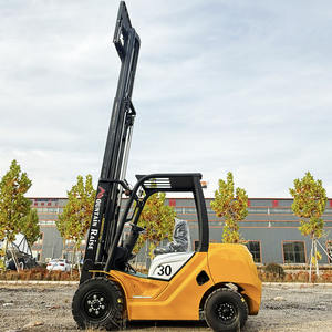 رافعة شوكية ديزل هيدروليكية 3 طن 4x4 بارتفاع رفع 5 أمتار - Product Image 6