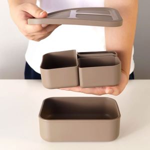 Boîte à lunch chauffante portable et isolée, détachable, anti-fuite, en silicone, pour l'école, les enfants, les bébés et les nourrissons - Product Image 2