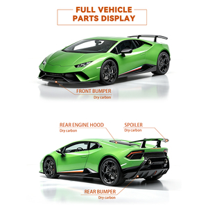 Kit carrosserie extérieur de style P pour Lamborghini Huracan 610 en FRP et fibre de carbone, pièces automobiles, modifiés, kit carrosserie - Product Image 3