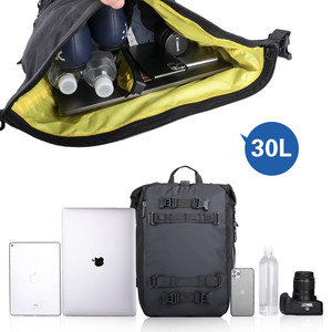 Sac de voyage à roulettes pour moto personnalisé, échantillon gratuit, 60L/70L/90L, imperméable, avec style tendance, poches intérieures pour équipement de conduite - Product Image 4