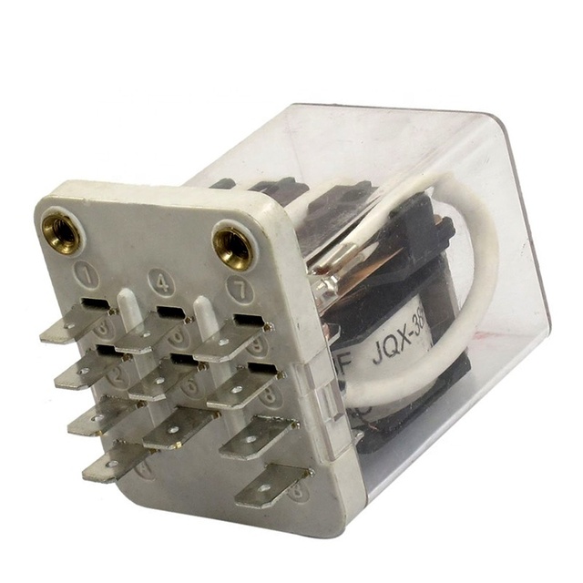 JQX-38F 11 Pin 3PDT PCB Type Power Relay 220V 40A