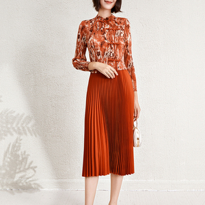 Nouvelle Robe Plissée Imprimée pour Femme 2026 – Style Décontracté et Élégant – Robe Coréenne - Product Image 5