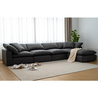 Canapé Sectionnel Moderne en Forme de L, Doux et Confortable, Style Nuage, Nouveau Modèle