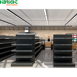 Estantes Modernos para Supermercados, Estante de Exhibición Montado en la Pared, Unidad de Estanterías para Tiendas de Abarrotes y Tiendas de Conveniencia - Product Image 5