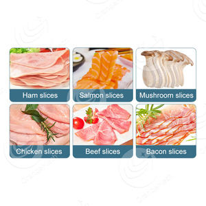 آلة تقطيع سمك السلمون الكهربائية الأوتوماتيكية بالكامل لقطع الدجاج بفتحة أفقية - Product Image 6