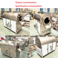 Rôtissoire à noix en acier inoxydable Machine à torréfier les arachides à bas prix avec moteur comme composant de base
