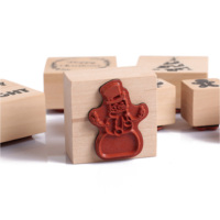 Manche en bois personnalisé Offre Spéciale bureau gaufrage Logo bois tampon en caoutchouc nom enfants jeu de timbres en bois/