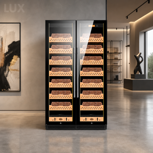 Humidor à cigares LUX 3800, double porte, grande capacité, étagères en cèdre espagnol - Product Image 2