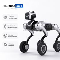 Robot Cuadrúpedo con Ruedas MagicDog-W, Robot de Inspección Biónico de Cuatro Patas, LiDAR 3D, Múltiples Cámaras para Investigación, Patrullaje Industrial