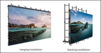 Panneau GON P2.5 P2.6 P3 P3.91 Écran LED de location Panneau d'affichage complet étanche pour événements intérieurs et extérieurs Panneau d'affichage multimédia Mur vidéo