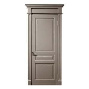 Puerta Interior de Madera Resistente con Diseño Simple Personalizado al por Mayor, Plana con Herrajes, Método de Apertura Manual - Product Image 6