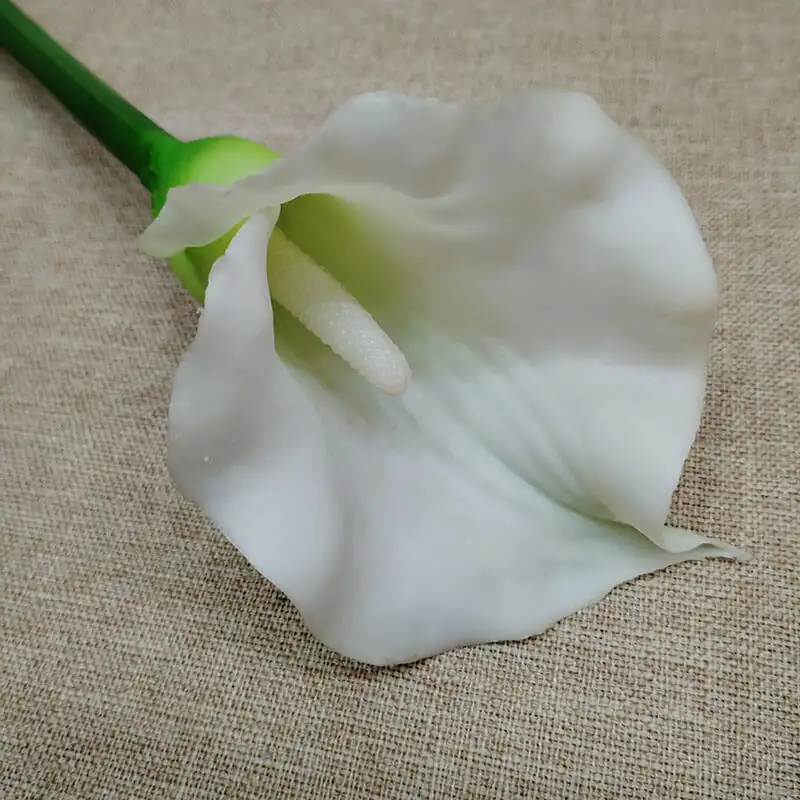 Sen Masine vero tocco fiori artificiali Calla giglio per fai da te Bouquet da sposa festa decorazione per la casa