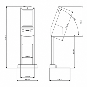 Terminal de gestion de file d'attente, de check-in et d'enregistrement pour événements, avec lecteur de cartes RFID/NFC, scanner de codes, imprimante de reçus, OEM SDK - Product Image 4