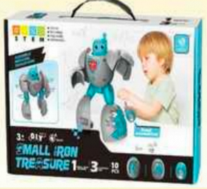 OBSO Piccolo Robot Trasformabile in Ferro, Kit Educativo STEM 3 in 1 per Bambini dai 3 Anni in su - Product Image 3
