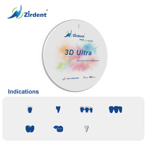 Zirdent professionale esportazione materiale multistrato estetica anteriore 49% traslucenza disco <span class=keywords><strong>Cerec</strong></span> <span class=keywords><strong>Zirconia</strong></span> Block - Product Image 6