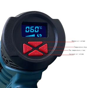 <span class=keywords><strong>Pistola</strong></span> <span class=keywords><strong>de</strong></span> <span class=keywords><strong>Calor</strong></span> Qili <span class=keywords><strong>de</strong></span> 2000w <span class=keywords><strong>de</strong></span> Alto Rendimiento <span class=keywords><strong>para</strong></span> Remover Pintura, con Pantalla Digital y Control <span class=keywords><strong>de</strong></span> Temperatura - Product Image 2