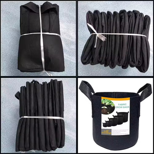 Choix OEM Pots en tissu non tissé Pot de culture en tissu Sacs de culture pour légumes Sac de culture en <span class=keywords><strong>géotextile</strong></span> Sacs de plantation de 15 gallons - Product Image 3