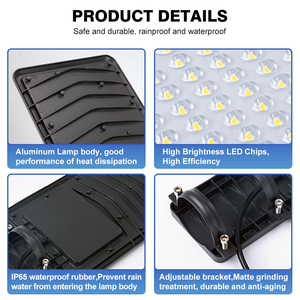 LED-Parkplatz leuchte Außen beleuchtung Arm halterung IP65 Gewerbliche Schuhkarton mast lampe für Street Stadium Tennisplatz Straßen laterne - Product Image 5