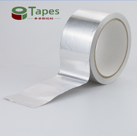 Ruban adhésif en aluminium avec colle à solvant et papier de support, conducteur, pour scellement, réfrigérateurs et conduits industriels
