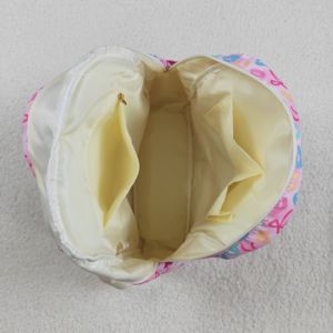 Mochila de estudiante con estampado de lazos de leopardo púrpura rosa, artículo de regreso a la escuela para bebés al por mayor con cremallera, mochila escolar para niñas - Product Image 6