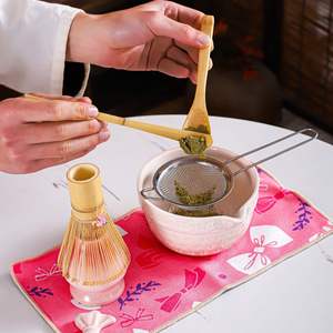 Traditional Japanese Style Ceramic Bowl White Matcha Tool <b>Set</b> for <b>Tea</b> Ceremony - Product Image 4