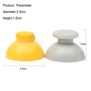 Mando analógico con tapa de pulgar para <span class=keywords><strong>Gamecube</strong></span> NGC, accesorios (1 par), amarillo y gris - Product Image 5