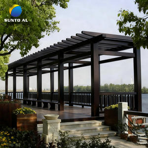 SUNTO <span class=keywords><strong>Pergola</strong></span> da Giardino e Balcone con Staffe, Gazebo da Esterno per Patio, Protezione Solare e Pioggia, Retrattile, Eco-Friendly, Verniciato a Polvere, 3x4m - Product Image 2