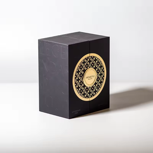 Luxury matte double door rigid gift <b>box</b> with gold foil stamping - Product Image 2