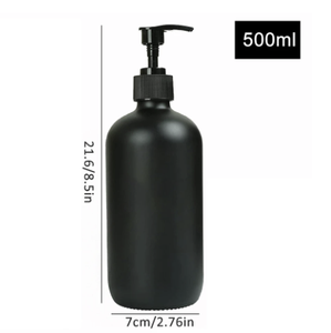 Liquid <span class=keywords><strong>Soap</strong></span> Dispenser Matte Black Dish Sabão e Mão Sabão Bomba de Madeira Garrafa Loção Recipiente Frascos Recarregáveis para Cozinha - Product Image 4
