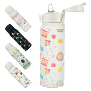 Custom 550ml Double Wall Outdoor <b>Hot</b> Selling Factory Sports <b>Flasks</b> For Kids Thermal Mug Back To School - Product Image 1